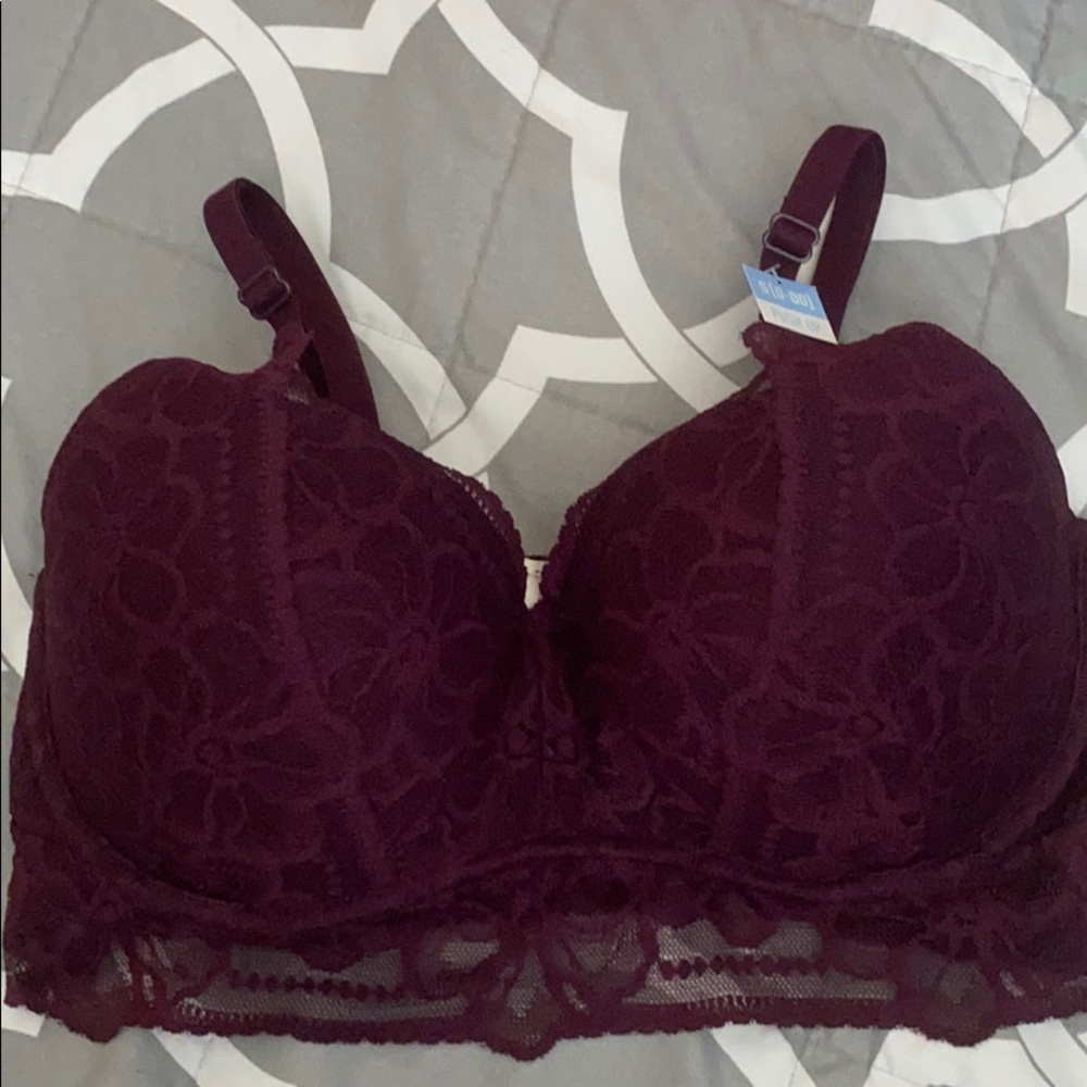 PINK Victoria Secret maroon bralette